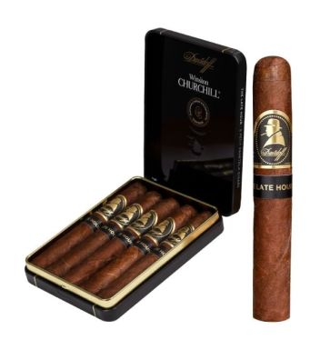 DAVIDOFF WINSTON CHURCHILL THE LATE HOUR PETIT PANETELA 温斯顿丘吉尔至暗小宾利