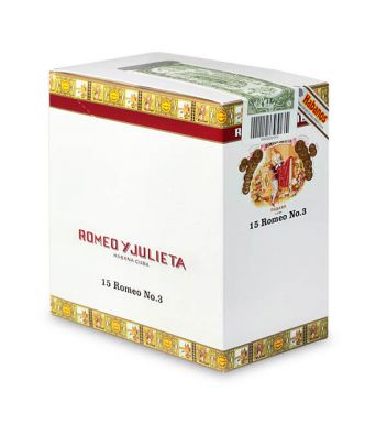 ROMEO Y JULIETA ROMEO NO.3 A/T C/P (3S X 5) 15S BOX 3号铝管(15只装)