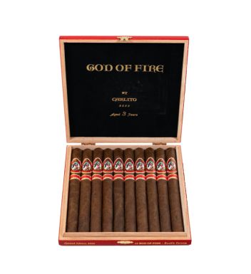 GOD OF FIRE BY CARLITO 2020 AGED 3 YEARS LIMITED EDITION 2023 DOUBLE CORONA 卡利托2024限量双皇冠