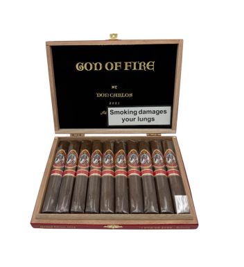 GOD OF FIRE BY DON CARLOS 2021 AGED 3 YEARS LIMITED EDITION 2024 ROBUSTO 唐·卡洛斯2024限量 罗布图