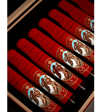 GOD OF FIRE BY CARLITO 2021 AGED 3 YEARS LIMITED EDITION 2024 DOUBLE ROBUSTO TUBO 卡利托2024限量 双罗布图铝管