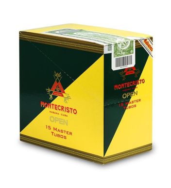 MONTECRISTO OPEN MASTER TUBOS (3S X 5) 15S BOX 大师铝管(15支装)
