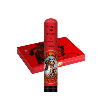 GOD OF FIRE BY DON CARLOS 2021 AGED 3 YEARS LIMITED EDITION 2024 ROBUSTO TUBO 唐·卡洛斯2024限量 罗布图铝管